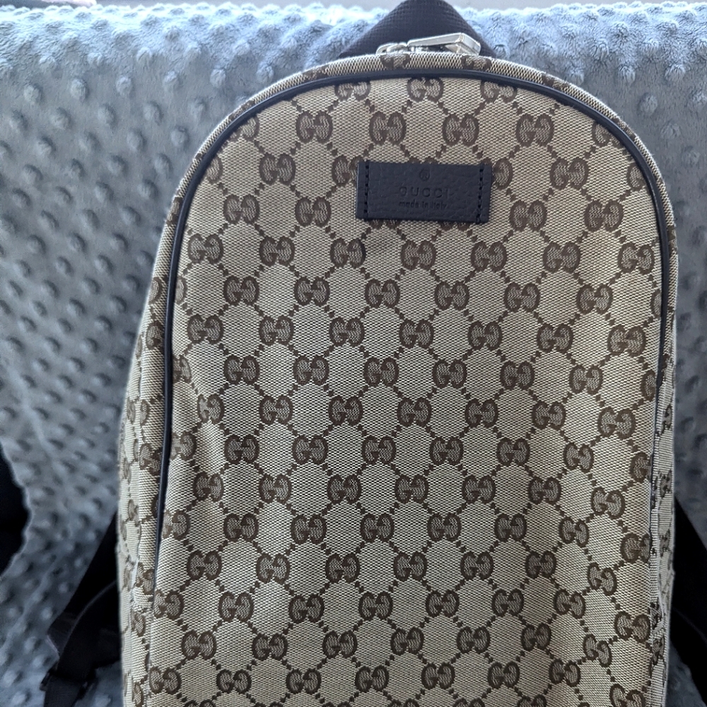 Gucci Canvas Backpack